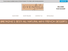 Tablet Screenshot of ovenarts.com